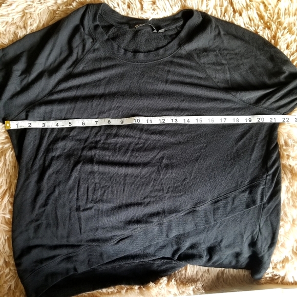 Athleta criss Cross Hem Pullover Sweater Top Size Large-Petite - Picture 5 of 9